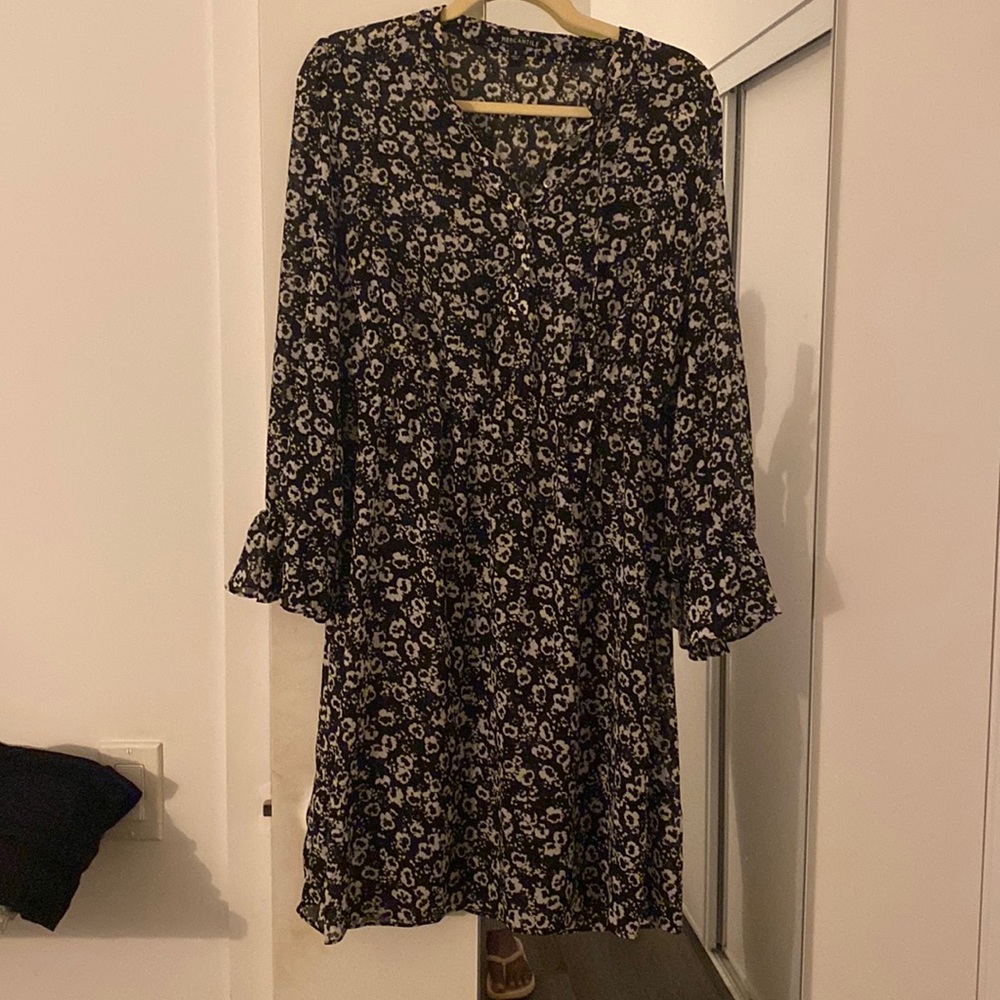 Jcrew floral dress with lining